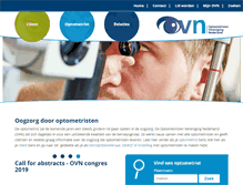 Tablet Screenshot of optometrie.nl
